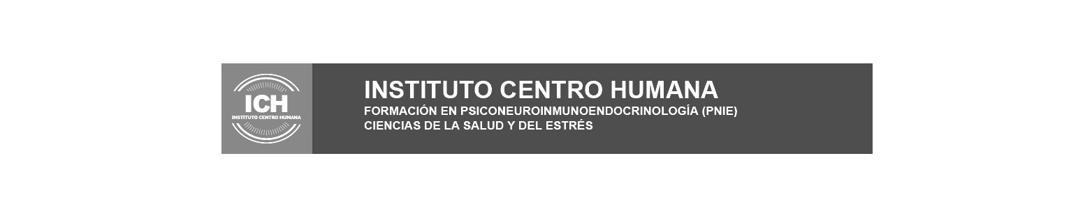 Logotipo del Instituto Centro Humana (ICH): Formación en Psiconeuroinmunoendocrinología (PNIE) y ciencias de la salud.